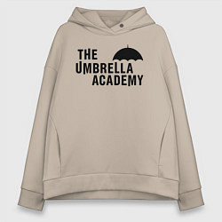 Толстовка оверсайз женская Umbrella academy, цвет: миндальный
