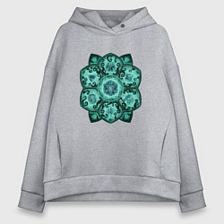 Толстовка оверсайз женская DnD Dices: Lovecraft, цвет: меланж