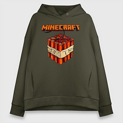 Женское худи оверсайз Minecraft