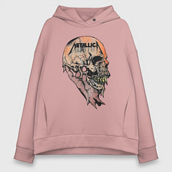 Женское худи оверсайз Metallica art 04