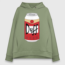 Женское худи оверсайз Duff Beer