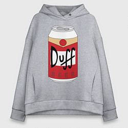Женское худи оверсайз Duff Beer