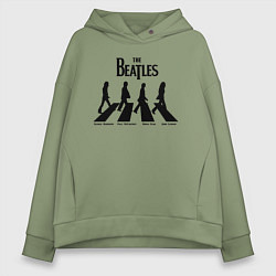 Женское худи оверсайз The Beatles