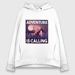 Женское худи оверсайз Adventure is calling