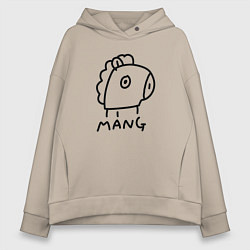 Женское худи оверсайз BTS BT21 MANG