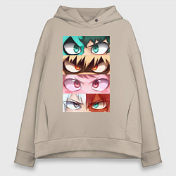 Женское худи оверсайз MY HERO ACADEMIA MHA