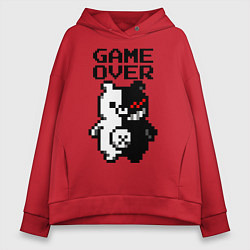 Женское худи оверсайз MONOKUMA GAME OVER