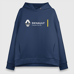 Женское худи оверсайз Renault Passion for life