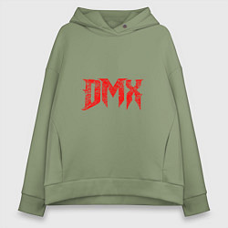 Женское худи оверсайз Рэпер DMX логотип logo