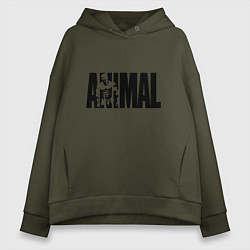 Женское худи оверсайз ANIMAL ЭНИМАЛ
