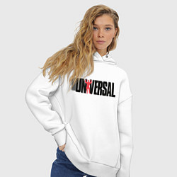 Толстовка оверсайз женская ANIMAL UNIVERSAL ЭНИМАЛ, цвет: белый — фото 2