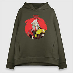 Женское худи оверсайз Red Tomoe