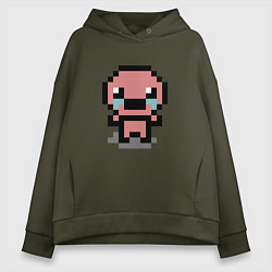 Толстовка оверсайз женская Pixel isaac, цвет: хаки
