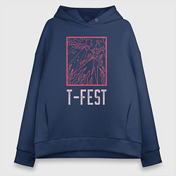 Женское худи оверсайз T-FEST