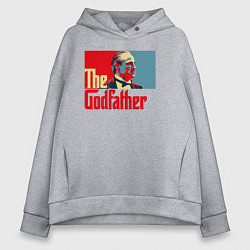 Женское худи оверсайз Godfather logo
