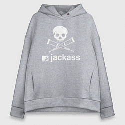 Женское худи оверсайз Jackass