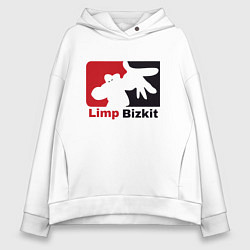 Толстовка оверсайз женская Limp Bizkit, цвет: белый