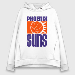 Толстовка оверсайз женская Phoenix Suns, цвет: белый