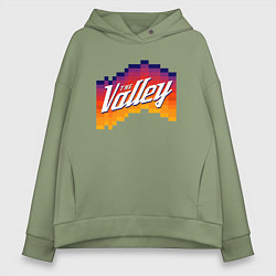 Толстовка оверсайз женская Финикс - The Valley, цвет: авокадо
