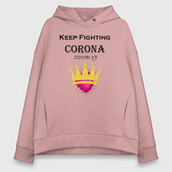 Женское худи оверсайз Fighting Corona
