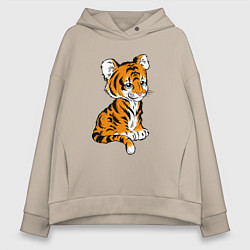Женское худи оверсайз Little Tiger