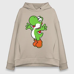 Толстовка оверсайз женская Yoshi, цвет: миндальный