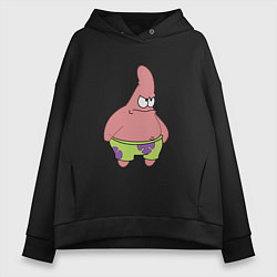 Женское худи оверсайз Evil patrick, злой патрик