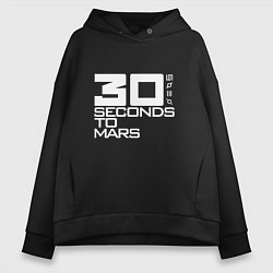 Женское худи оверсайз 30 Seconds To Mars logo