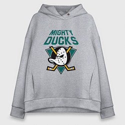 Женское худи оверсайз Анахайм Дакс, Mighty Ducks