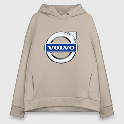Женское худи оверсайз Volvo, логотип