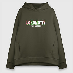 Женское худи оверсайз LOKOMOTIV from Moscow