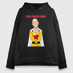 Женское худи оверсайз Сайтама безразличие One Punch-Man