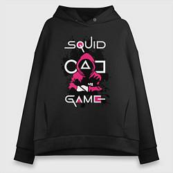 Женское худи оверсайз Squid gameguard-killer