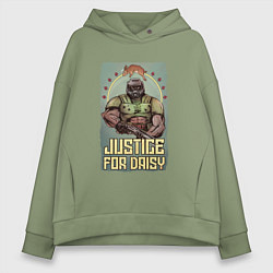 Женское худи оверсайз JUSTICE FOR DAISY DOOM