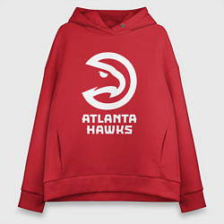 Женское худи оверсайз Атланта Хокс, Atlanta Hawks