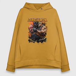 Женское худи оверсайз GYM BOY DUKE NUKEM