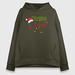 Женское худи оверсайз Mama Claus Family