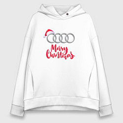 Женское худи оверсайз AUDI MERRY CHRISTMAS