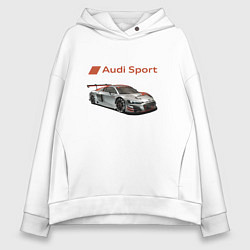 Женское худи оверсайз Audi sport - racing team