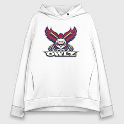 Толстовка оверсайз женская Orem Owlz - baseball team, цвет: белый