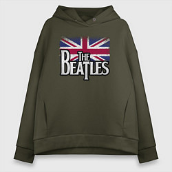 Женское худи оверсайз The Beatles Great Britain Битлз
