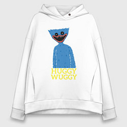 Толстовка оверсайз женская HUGGY WUGGY 4, цвет: белый