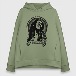 Толстовка оверсайз женская Боб, цвет: авокадо