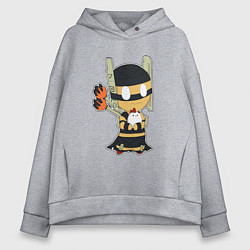 Толстовка оверсайз женская Shadow Shaman Chibi, цвет: меланж
