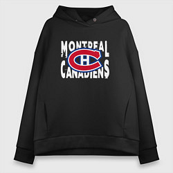 Женское худи оверсайз Монреаль Канадиенс, Montreal Canadiens