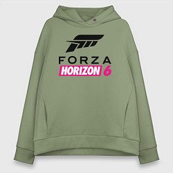 Толстовка оверсайз женская Forza Horizon 6 logo, цвет: авокадо
