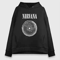 Женское худи оверсайз Nirvana Нирвана Круги ада