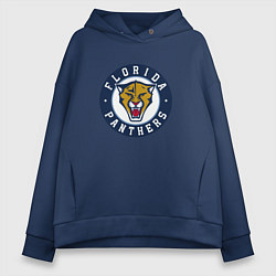Женское худи оверсайз Florida Panthers Флорида Пантерз Логотип