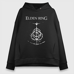 Женское худи оверсайз Elden ring лого