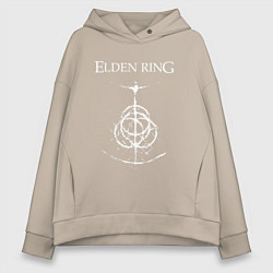 Женское худи оверсайз Elden ring лого